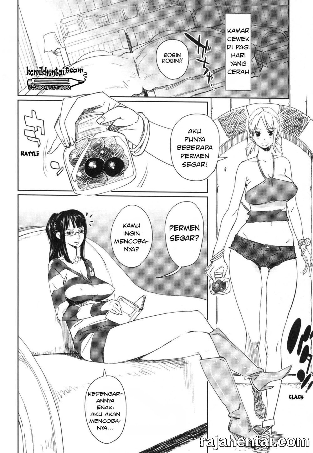 Manga Hentai XXX Komik Sex Bokep Nami dan Nico Robin Mesum - One Piece 04