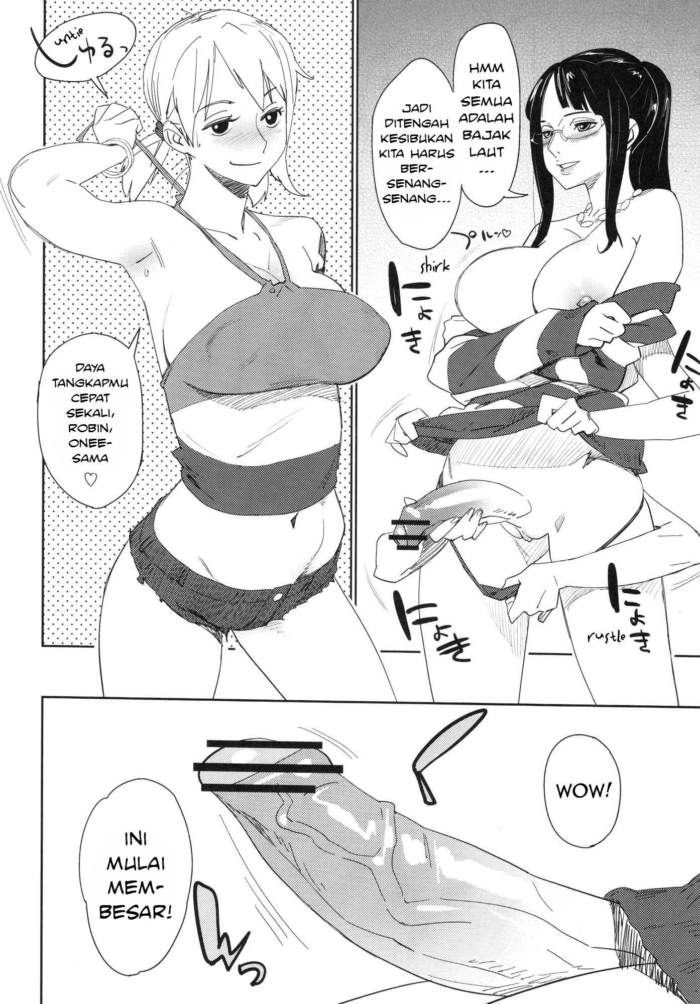 Manga Hentai XXX Komik Sex Bokep Nami dan Nico Robin Mesum - One Piece 08
