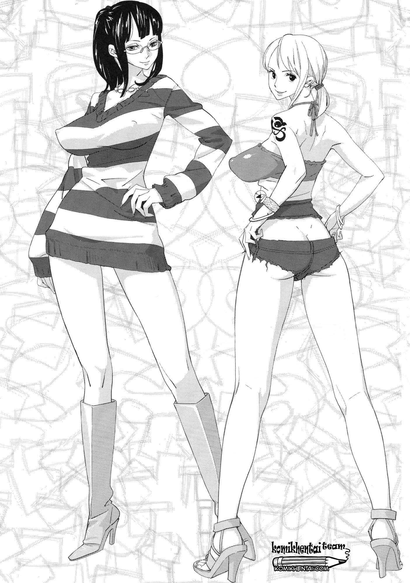 Manga Hentai XXX Komik Sex Bokep Nami dan Nico Robin Mesum - One Piece 29